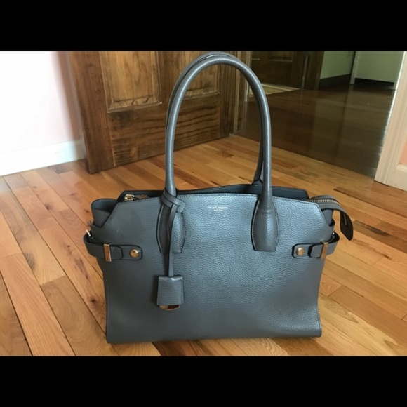 henri bendel Handbags - Henri Bendel Grey Carlyle Tote Shoulder Bag *RARE*